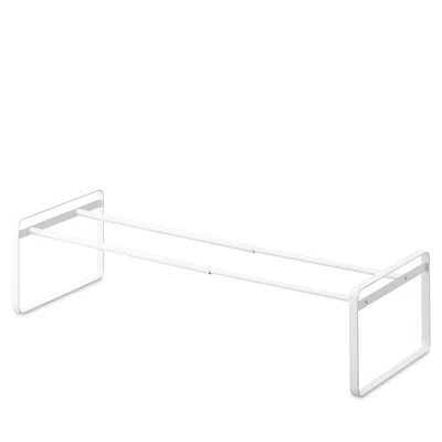 Yamazaki Adjustable Shoe Rack In White