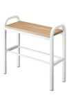 Yamazaki Bench Shoe Rack In White