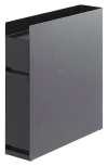 Yamazaki Concealable Two-tier Spice Rack In Black