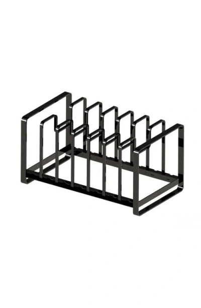 Yamazaki Cupboard Storage Rack In Black
