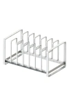 Yamazaki Cupboard Storage Rack In White