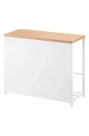 Yamazaki Entryway Storage Bench In White