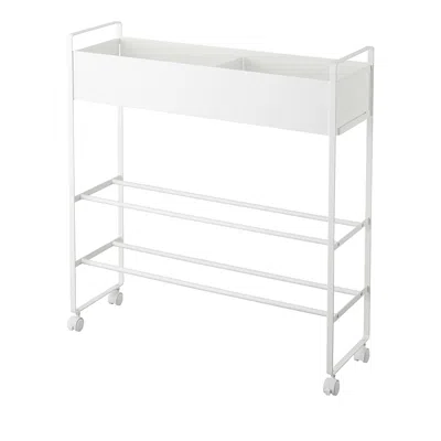 Yamazaki Entryway Storage Roller In White