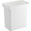 Yamazaki Extra-large Airtight Pet Rolling Food Storage Container In White