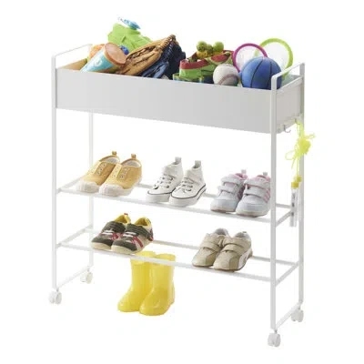 Yamazaki Home 6 Pair Shoe Rack In White
