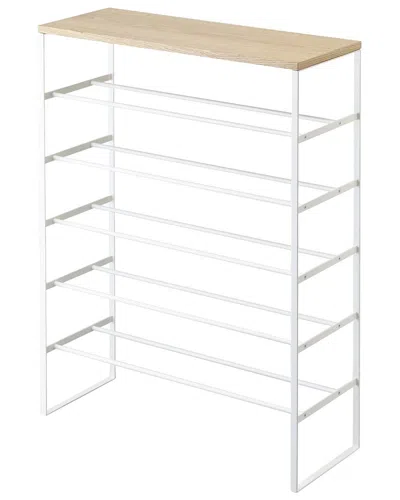Yamazaki Home 6-tier Shoe Rack In Brown