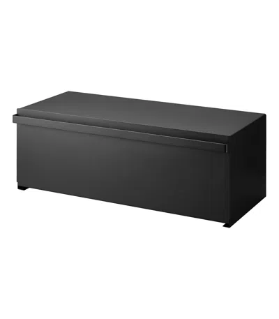 Yamazaki Home Bread Box - Wide, Steel, 32l, Supports 22 Pounds, No Assembly In Black