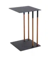 Yamazaki Home C Side Table, Steel, Supports 11 Pounds