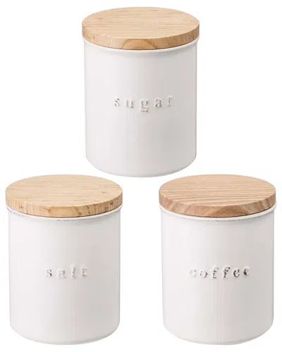 Yamazaki Home Ceramic Canister In Brown