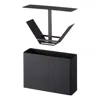 Yamazaki Home Coffee Filter Case - Size 02, Steel, #2 Coffee Filters, Lid, No Assembly In Black