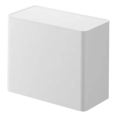 Yamazaki Home Coffee Filter Case, Polypropylene, Lid, No Assembly In White