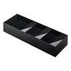 Yamazaki Home Cutlery Organizer - Three Styles, Abs Plastic, Compact, Adjustable, No Assembly In Black