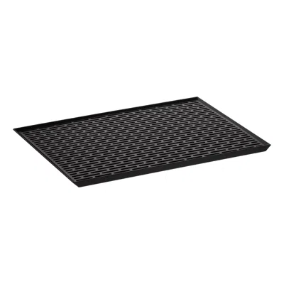 Yamazaki Home Dish Drainer Tray, Abs Plastic, No Assembly In Black