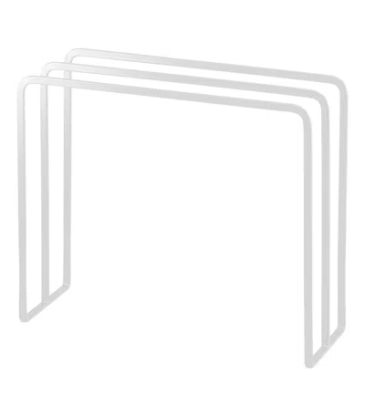 Yamazaki Home Dish Towel Hanger, Steel, Water Resistant, No Assembly In White