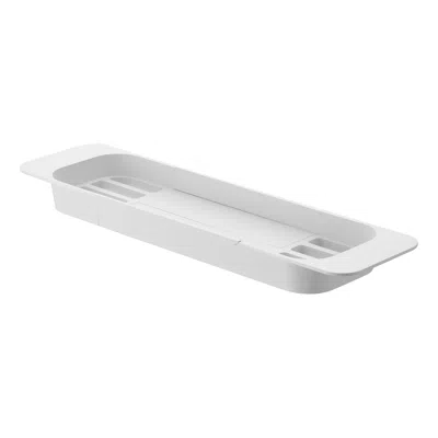 Yamazaki Home Expandable Bathtub Caddy, Abs Plastic, Supports 6.6 Pounds, Expandable, No Assembly