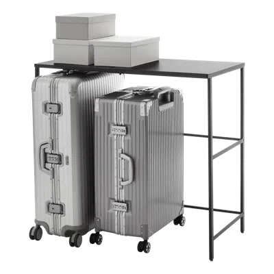 Yamazaki Home Expandable Suitcase Rack, Steel, Expandable