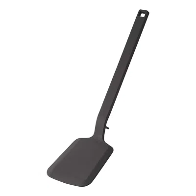 Yamazaki Home Floating Utensil - Four Styles, Silicone, Spatula, Dishwasher Safe, Floating Design, No Assembly In Black
