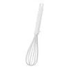 Yamazaki Home Floating Whisk, Silicone + Nylon, Dishwasher Safe, Floating Design, No Assembly In White