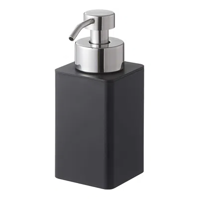 Yamazaki Home Foaming Soap Dispenser, Abs Plastic, 12.2 Fluid Oz., 360 Milliliters, No Assembly In Black
