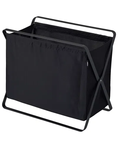 Yamazaki Home Folding Storage Bin In Black