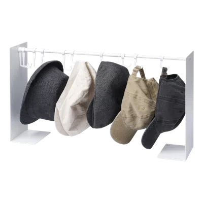 Yamazaki Home Hat Hanging Organizer, Steel, Supports 5.5 Pounds, Adjustable
