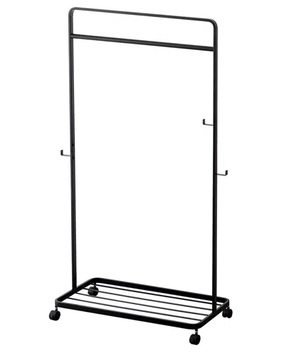 Yamazaki Home Kids' Rolling Coat Rack In Black