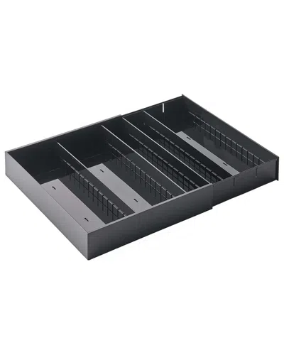 Yamazaki Home Large Expandable Cutlery Organizer In Black
