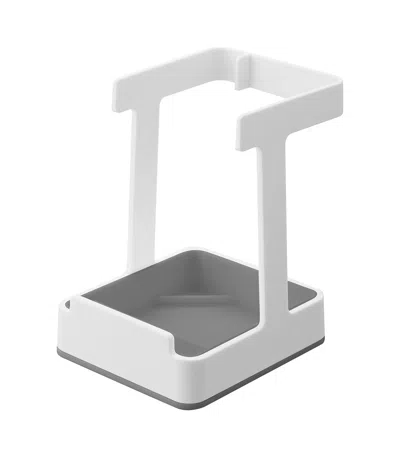 Yamazaki Home Lid And Ladle Stand - Large, Polypropylene In White