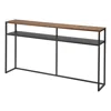 Yamazaki Home Long Console Table - Two Styles, Steel, Shelf, Supports 11 Pounds