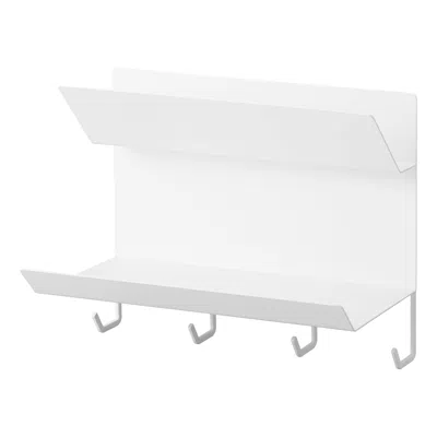 Yamazaki Home Magnetic Entryway Rack, Steel, Magnetic