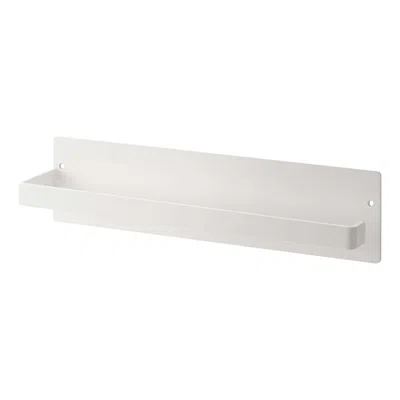 Yamazaki Home Magnetic Paper Towel Holder, Steel, Supports 2 Pounds, Magnetic, No Assembly In White