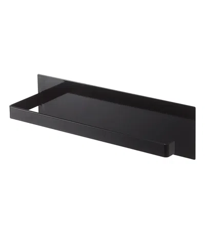 Yamazaki Home Magnetic Paper Towel Holder, Steel, Supports 2.2 Pounds, Magnetic, No Assembly In Black