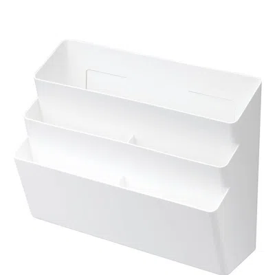 Yamazaki Home Magnetic Storage Caddy In White