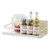 Yamazaki Home Magnetic Storage Caddy, Steel, Supports 3.3 Pounds, No Assembly In White