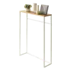 Yamazaki Home Narrow Entryway Console Table, Steel, Supports 11 Pounds