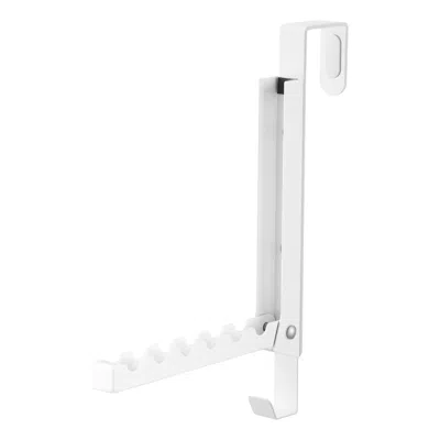 Yamazaki Home Over-the-door Hook, Steel, 2-hook, Supports 15.4 Pounds, Over-the-door