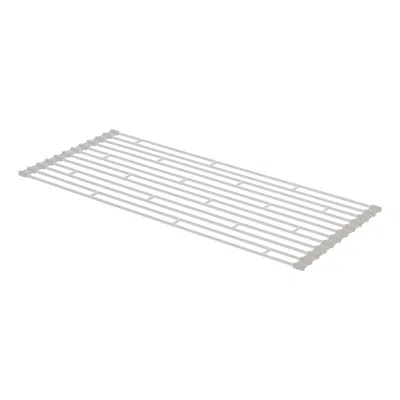 Yamazaki Home Over-the-sink Dish Drainer, Steel, Supports 8.8 Pounds, Water Resistant, No Assembly In White