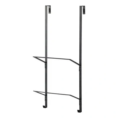 Yamazaki Home Over-the-door Fitness Equipment Hanger, Steel, Holds 5.5 Lbs In Black