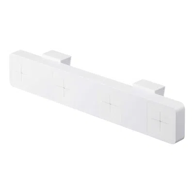 Yamazaki Home Push Dish Towel Holder, Abs Plastic, No Assembly In White