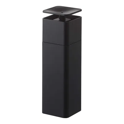 Yamazaki Home Push Soap Dispenser, Abs Plastic, 8.5 Fluid Oz., 250 Milliliters, No Assembly In Black