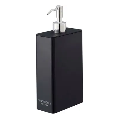 YAMAZAKI HOME RECTANGLE SHOWER DISPENSER - THREE STYLES, ABS PLASTIC, CONDITIONER, 24 FLUID OZ., 700 ML, AIRTIGHT,
