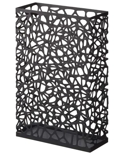 Yamazaki Home Rectangle Umbrella Stand In Black