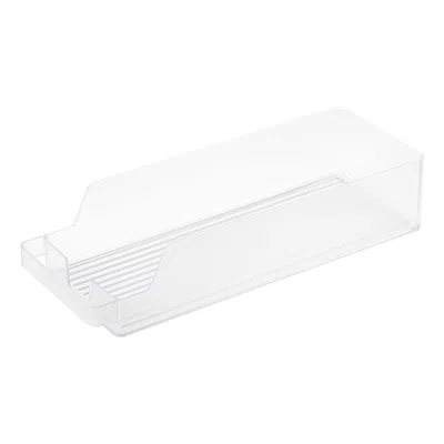 Yamazaki Home Refrigerator Organizer Bin - Three Styles, Abs Plastic, Cans, Handle, Divider, No Assembly In White