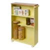 Yamazaki Home Rolling Storage Cart, Steel, Handle, Wheels, Minimal Assembly In Yellow