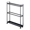 Yamazaki Home Rolling Towel Rack, Steel, Holds 4 Bath Towels, 1 Bath Mat, Supports 12.1 Pounds, Handles