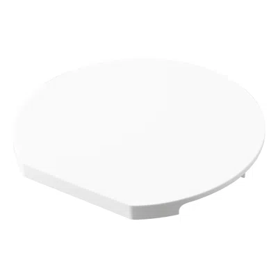 Yamazaki Home Round Magnetic Cutting Board, Polypropylene, Magnetic, Floating Design, Dishwasher Safe
