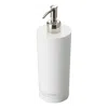 Yamazaki Home Round Shower Dispenser - Three Styles, Abs Plastic, Shampoo, 16.9 Fluid Oz., 500 Ml, Airtight, Slope