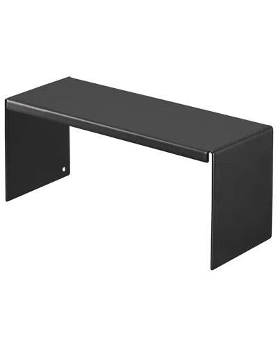 Yamazaki Home Set Of 2 Medicine Cabinet Risers In Black