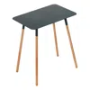 Yamazaki Home Side Table, Steel, Supports 22 Pounds, Minimal Assembly