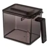 Yamazaki Home Spice Container - Two Sizes, Abs Plastic, Large, 2.75 Cups, 650 Milliliters, Handles, No Assembly In Black